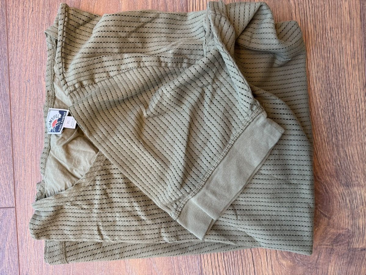 Sunspel Sunspel X Nigel Cabourn Buttons Up Henley T-Shirt - XL Size US XL / EU 56 / 4 - 5 Thumbnail