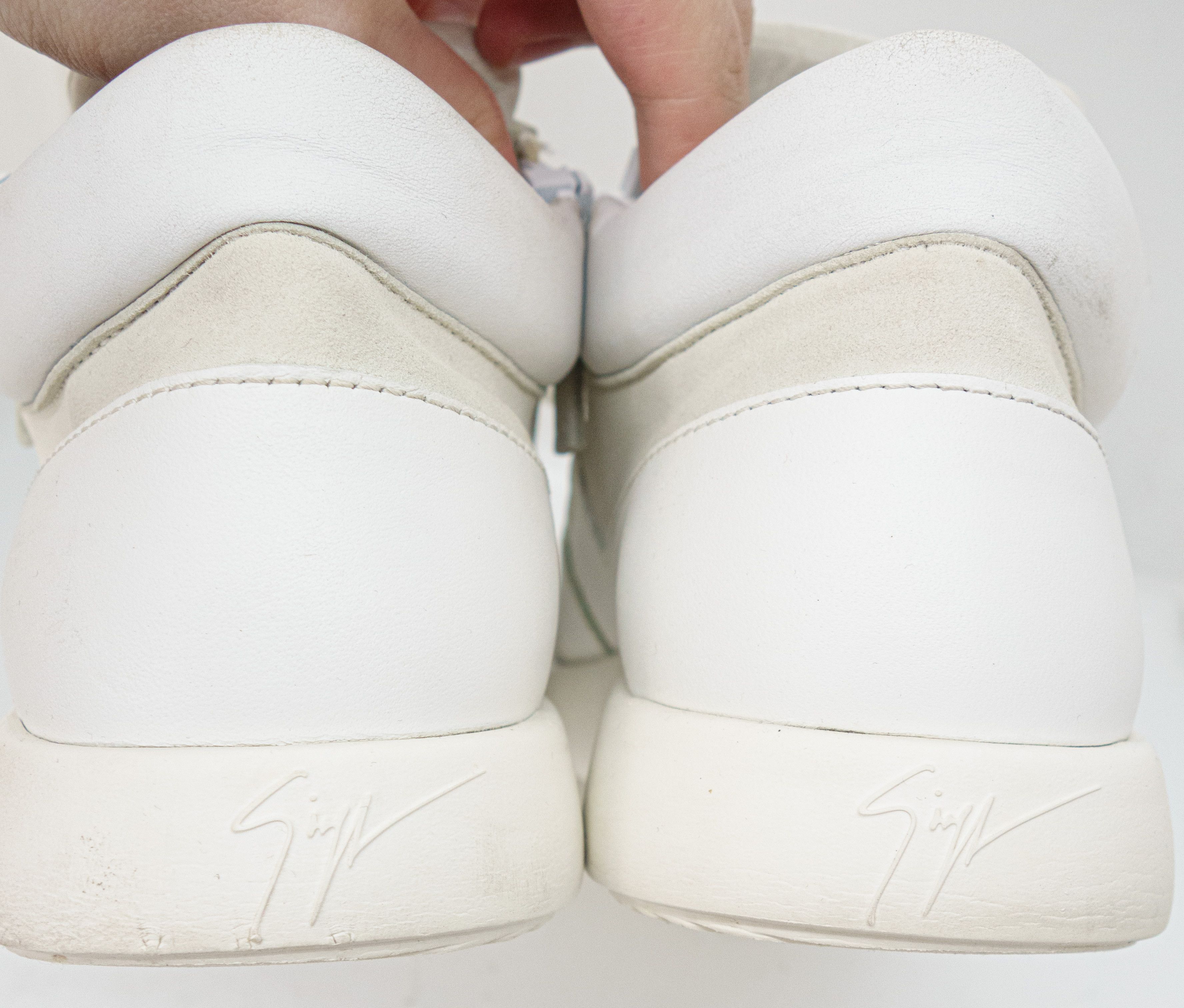 Giuseppe Zanotti Mesh Leather Runners Size US 9.5 / IT 39.5 - 4 Thumbnail