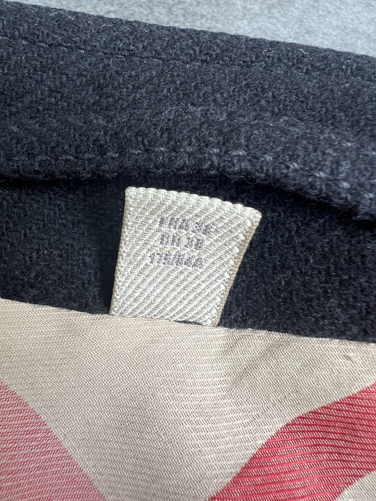 Burberry × Vintage Burberry Wool Cashmere Black Double Breasted Trench Coat Size S / US 4 / IT 40 - 9 Thumbnail