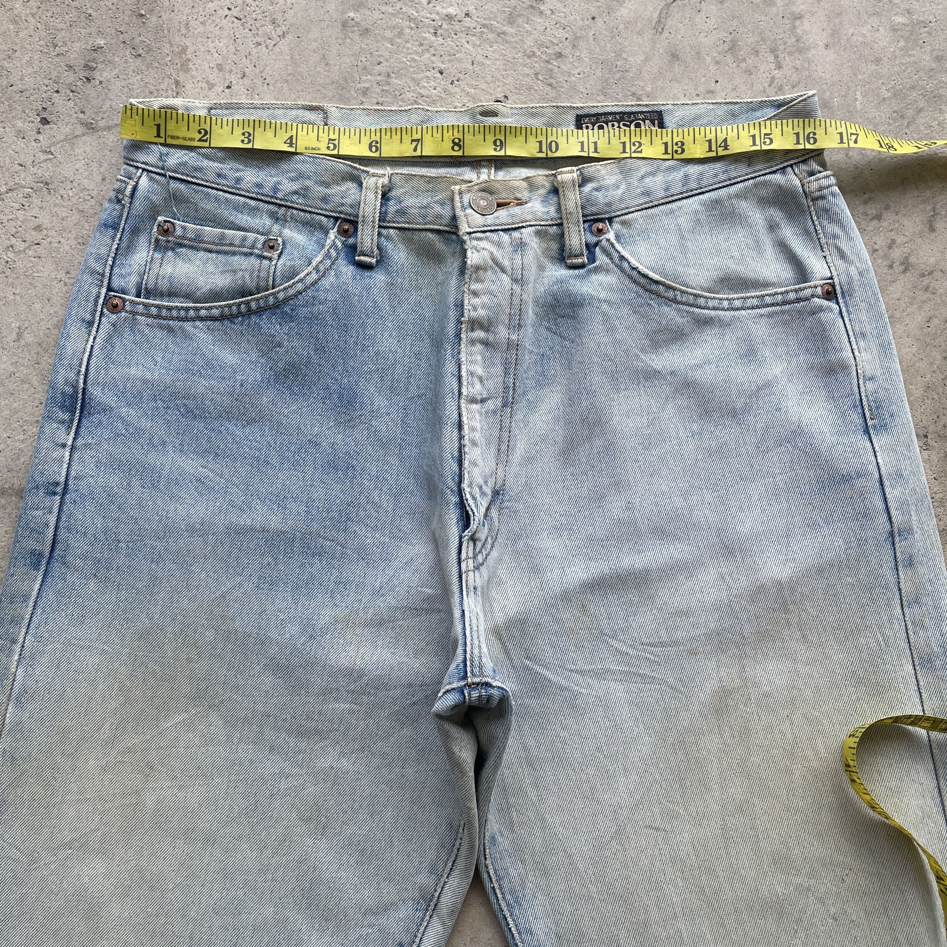 Japanese Brand W33 VINTAGE JAPAN BOBSON DENIM FADED DISTRESSED JEANS PANTS Size US 33 - 5 Thumbnail