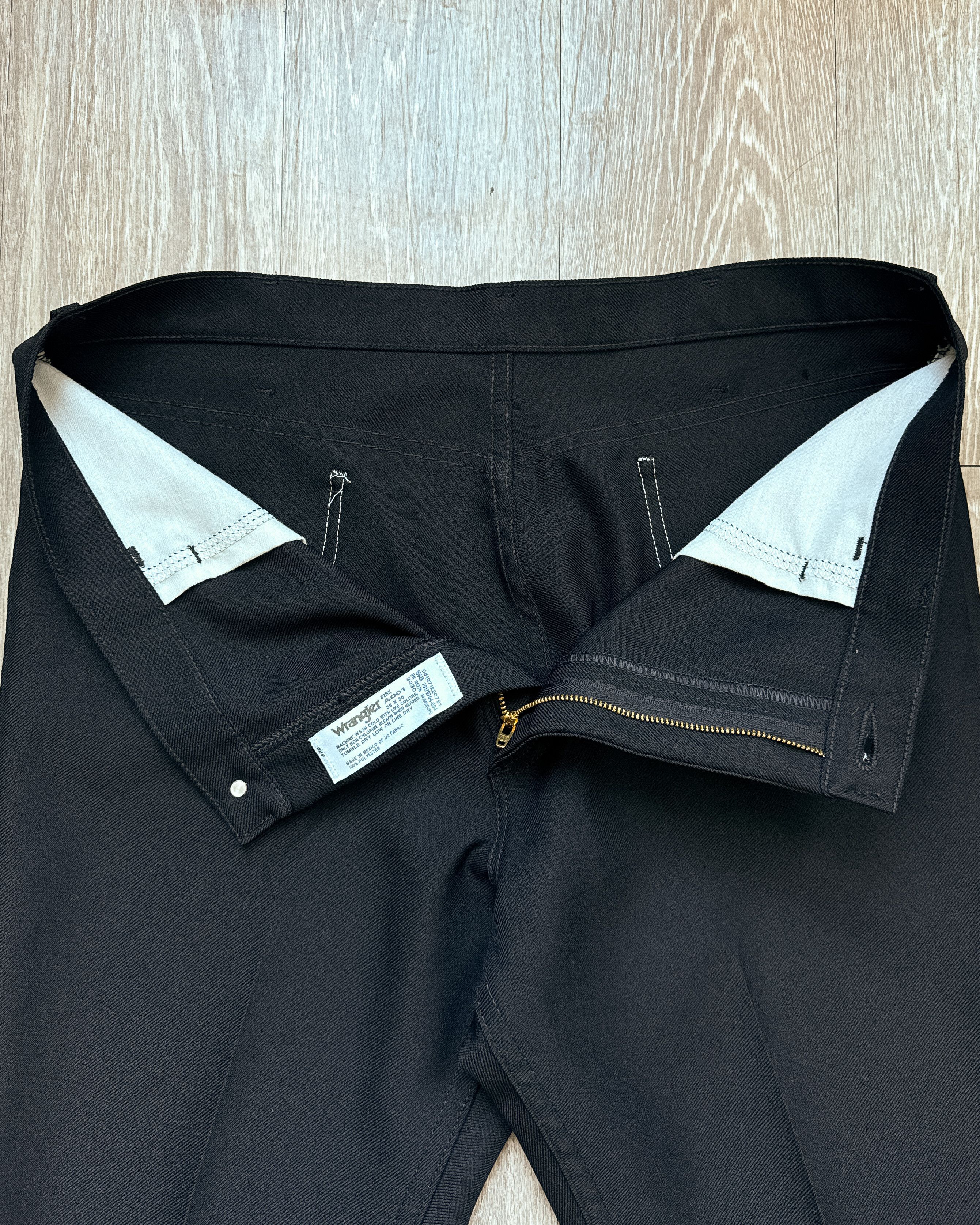 Vintage Vintage 1990s Wrangler Pants Black Men's 38 Disco Western Size US 38 / EU 54 - 2 Thumbnail