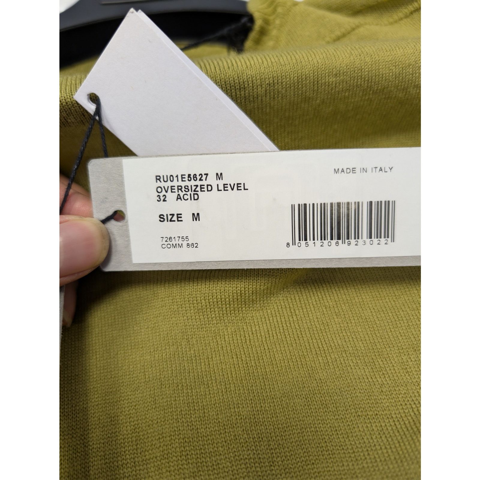 Rick Owens o1rshd1 Oversized Level Sweater in Acid Size US M / EU 48-50 / 2 - 19 Thumbnail