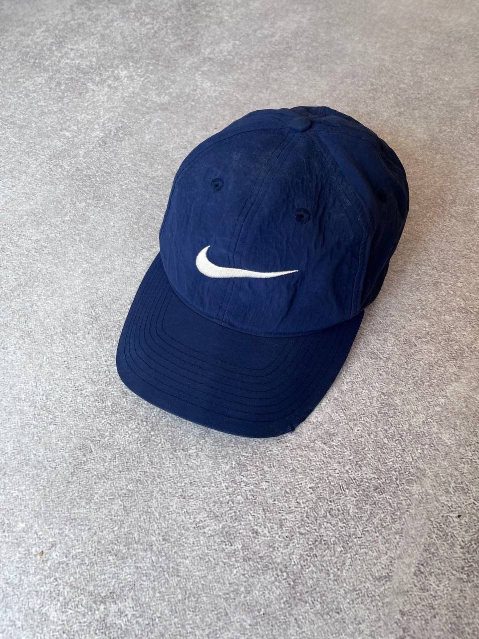 Nike VINTAGE 90s NIKE BIG SWOOSH CAP Y2K RARE Size ONE SIZE - 2 Thumbnail