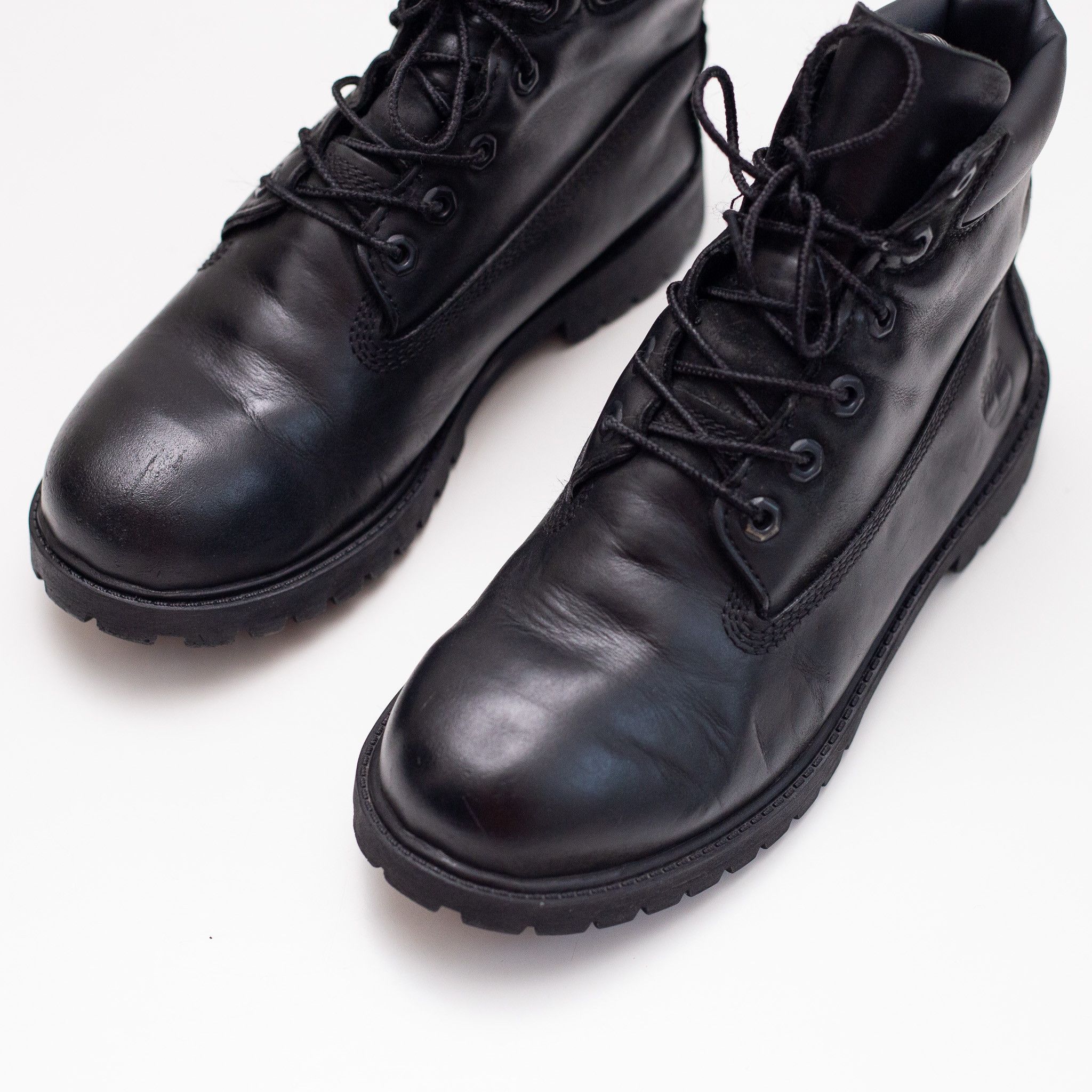 Timberland Timberland Unisex Black Leather Winter Waterproof Boots Size US 6.5 / IT 36.5 - 3 Thumbnail