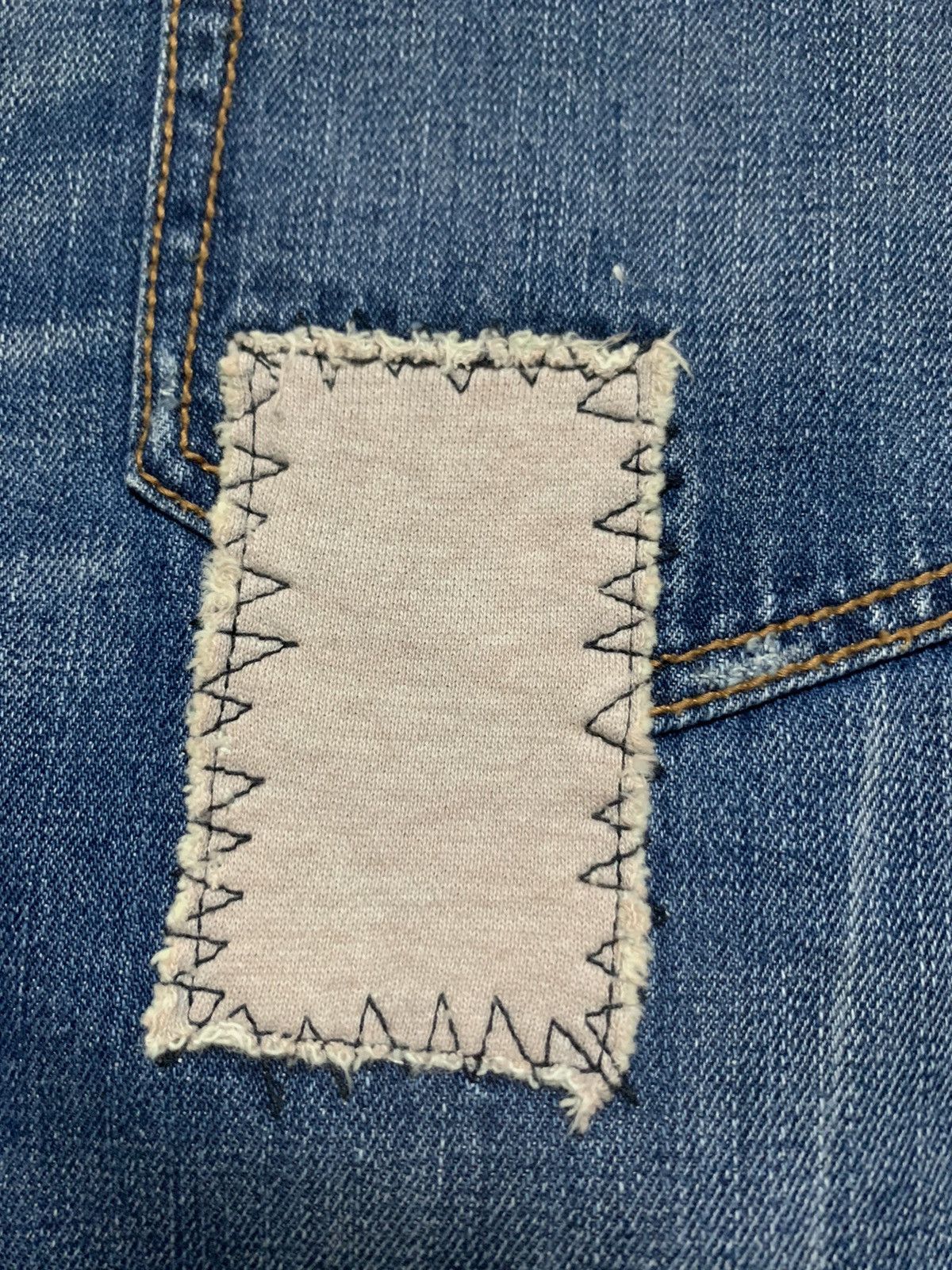 Issey Miyake Issey Miyake Ne Net Patch Work Jeans Short Kapital Style Size US 33 - 13 Thumbnail