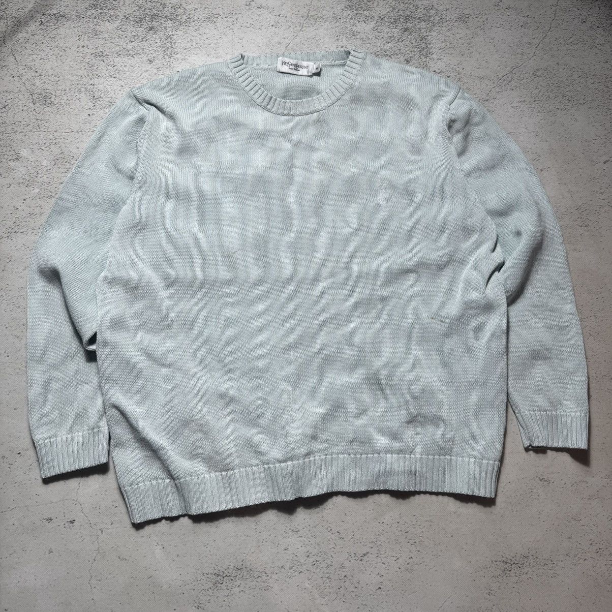 Yves Saint Laurent vintage ysl sweater big logo yves saint laurent luxury Size US M / EU 48-50 / 2 - 1 Thumbnail