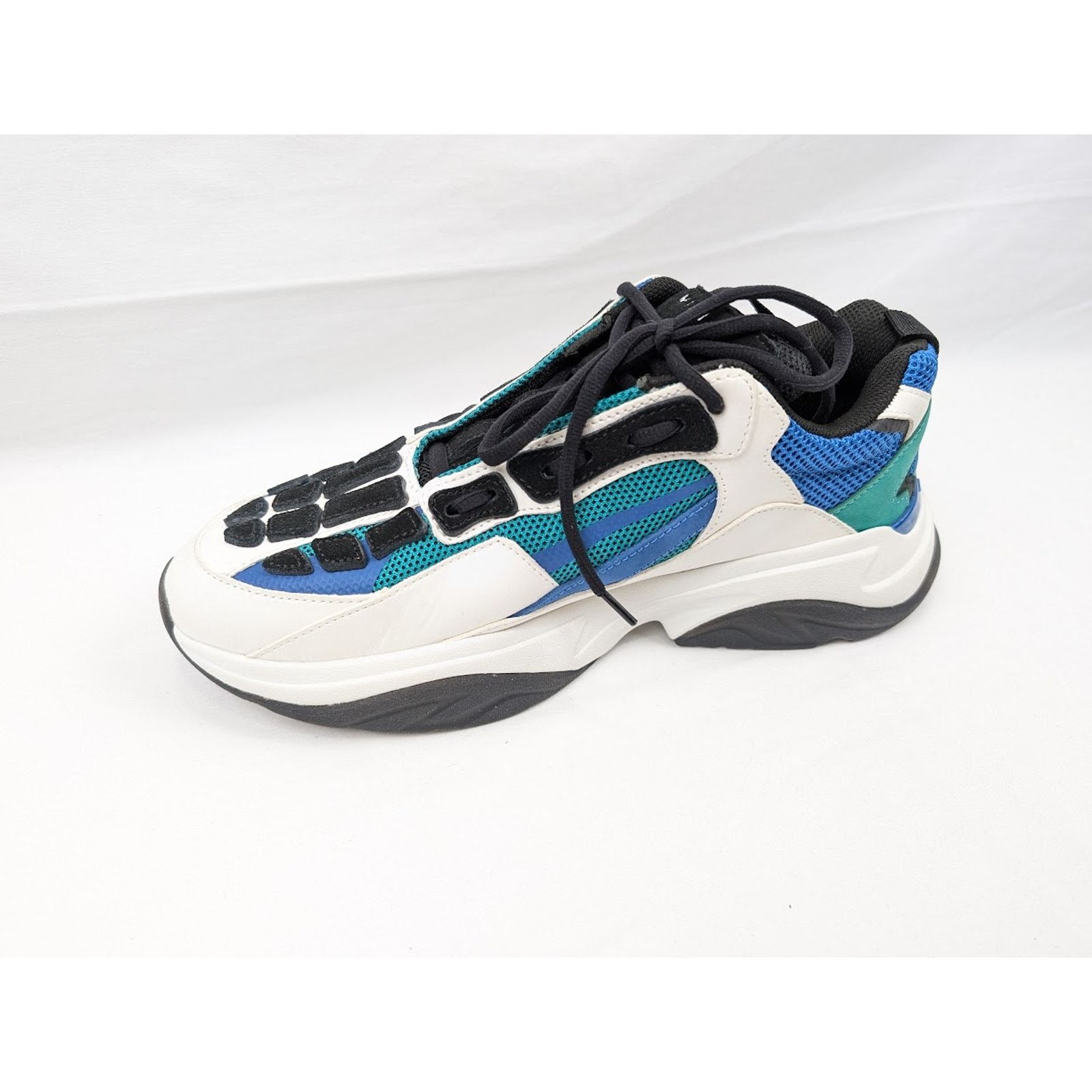 Amiri o1rshd1 Bone Runners in Teal/Blue/Black Size US 12 / EU 45 - 9 Thumbnail