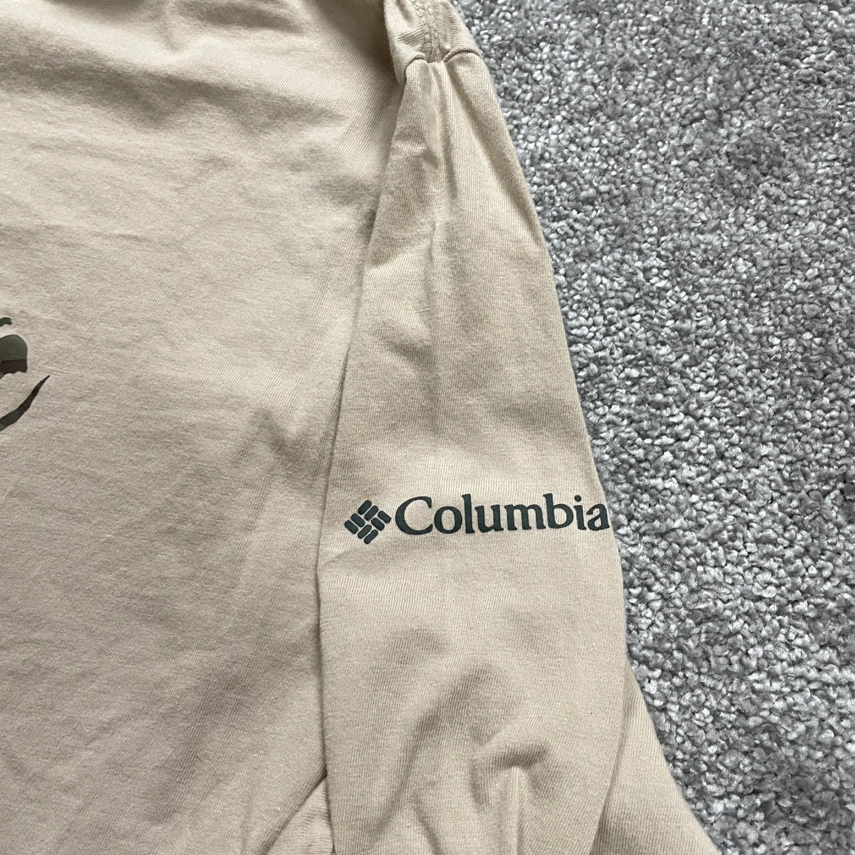 Vintage Columbia T-Shirt Unisex Crew Neck 2XL Brown Cotton Graphic Long Sleeve Casual Shirt Size US XXL / EU 58 / 5 - 4 Thumbnail