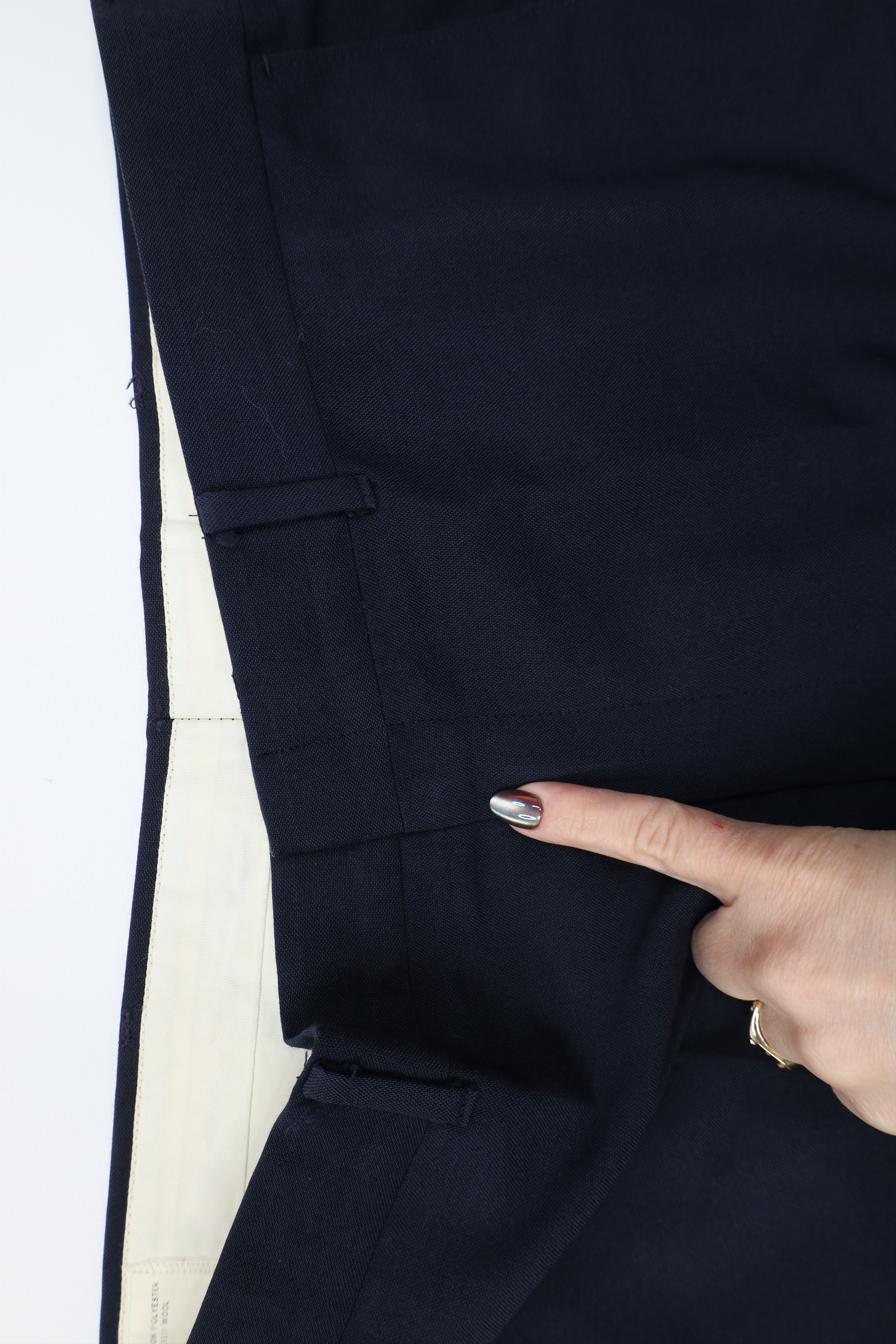 Vintage Vintage 70s Streetwear Wool Blend Knit Wide Leg Chino Pants Size US 36 / EU 52 - 6 Thumbnail