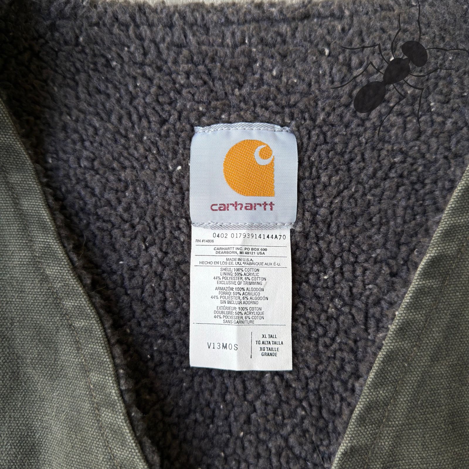 Carhartt × Vintage Carhartt V13 MOS green work wear vest Size US XL / EU 56 / 4 - 3 Thumbnail