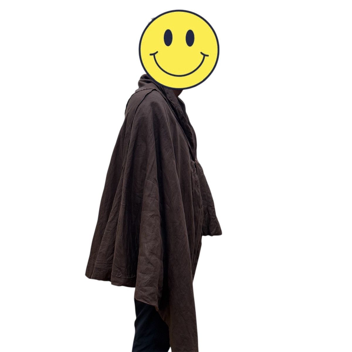 Yohji Yamamoto Vtg Yohji Yamamoto Signature SS95 Poncho Cloak Capes Size US L / EU 52-54 / 3 - 7 Thumbnail