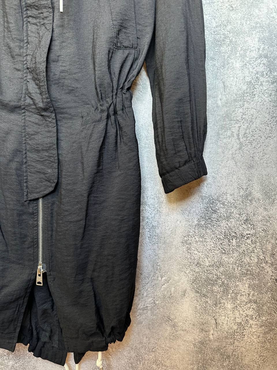 Allsaints Allsaints Calla Parka Avant-Garde Lightweight Black Jacket Size S / US 4 / IT 40 - 9 Thumbnail