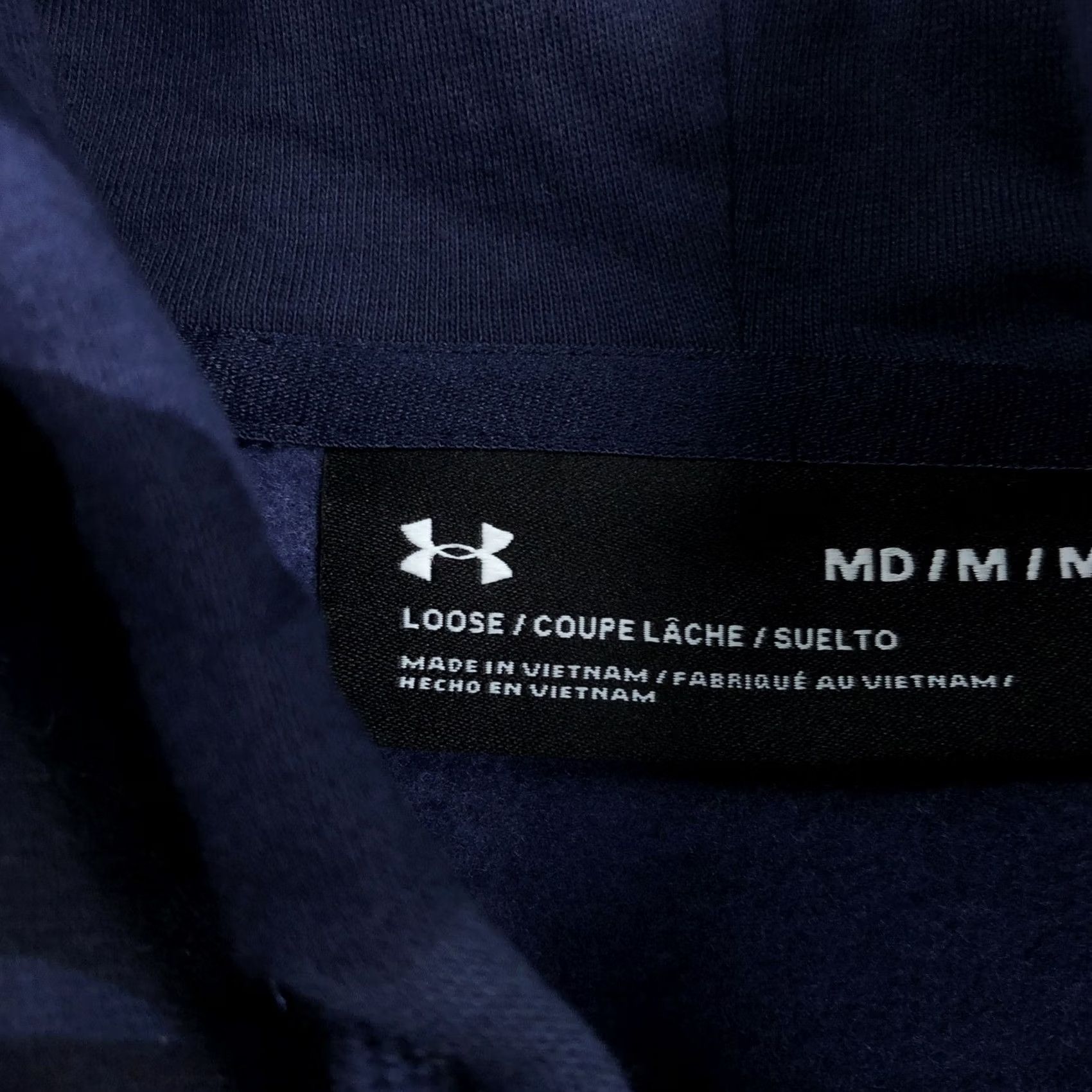 Under Armour Under Armour Hoodie Pullover Camouflage TN Camo Camouflage Blue White Navy Men M Pullover Hoodie Size US M / EU 48-50 / 2 - 3 Thumbnail