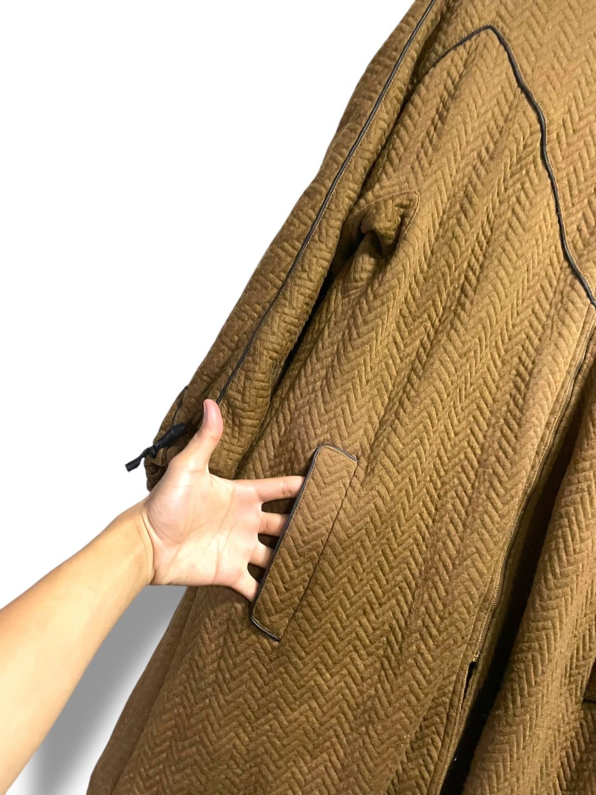 Japanese Brand × Vintage GK Japanese Brand Zipped Long Coat (76) Size US S / EU 44-46 / 1 - 4 Thumbnail