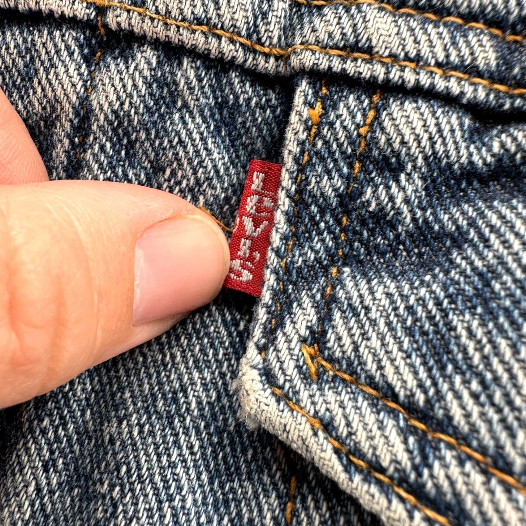 Levi's Levi's Jean Jacket Blue Men's L Long Sleeve Cotton Pockets Winter Regular Fit Size US L / EU 52-54 / 3 - 5 Thumbnail