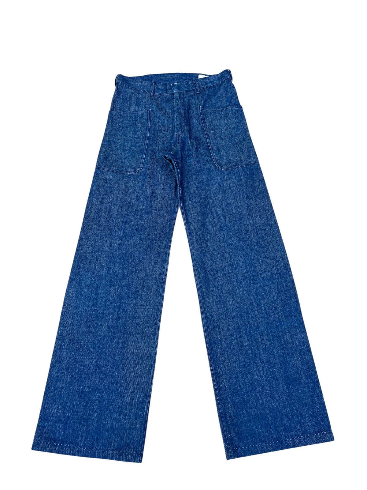 HYKE Hyke Japan 2 Pocket Denim Wide Leg Jeans Size US 29 - 1 Thumbnail