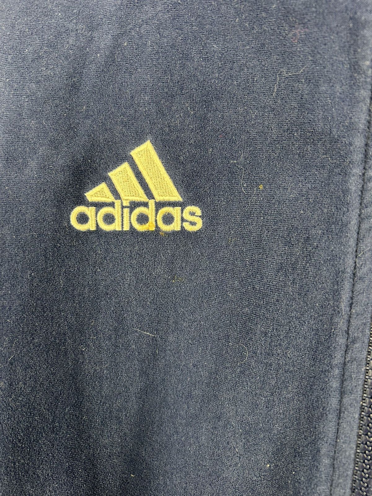 Vintage Vintage 90s Adidas Real Madrid Zip Jersey Rare Size US M / EU 48-50 / 2 - 4 Thumbnail