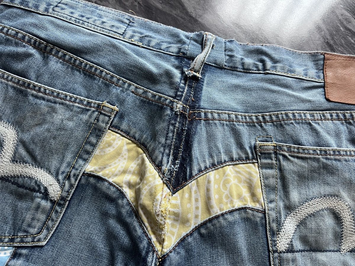 Evisu Evisu : Distressed Denim Jeans Embroider Logo Pocket Size US 38 / EU 54 - 6 Thumbnail