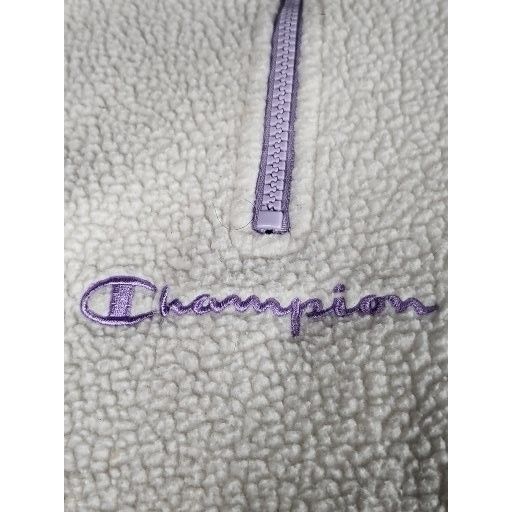 Champion Champion Cream Sherpa 1/4 Zip Sweater Women Sz XS Urban Outf Size XS / US 0-2 / IT 36-38 - 6 Thumbnail