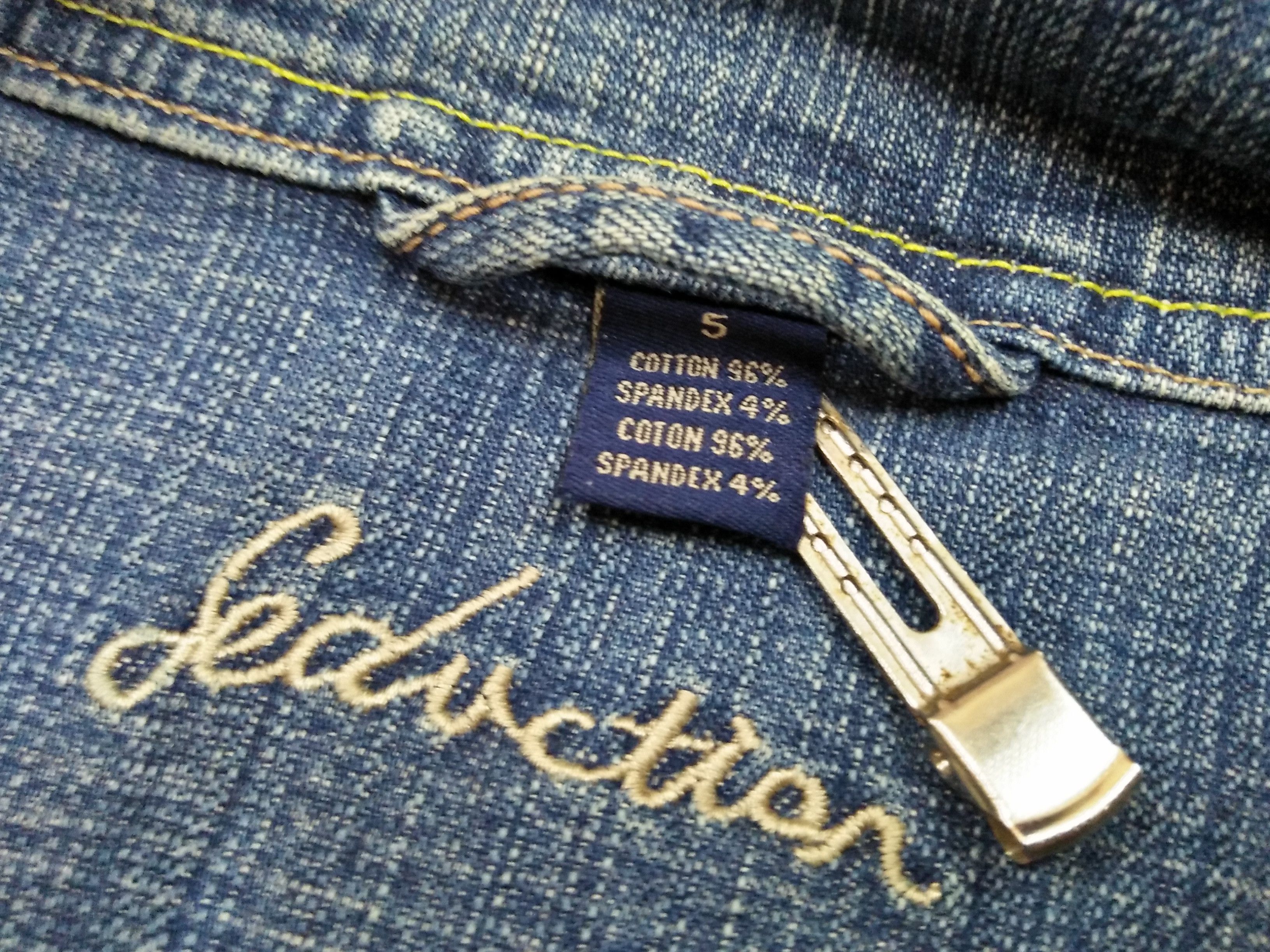 Other SEDUCTION USA Brand Denim Jacket Size XS / US 0-2 / IT 36-38 - 9 Thumbnail