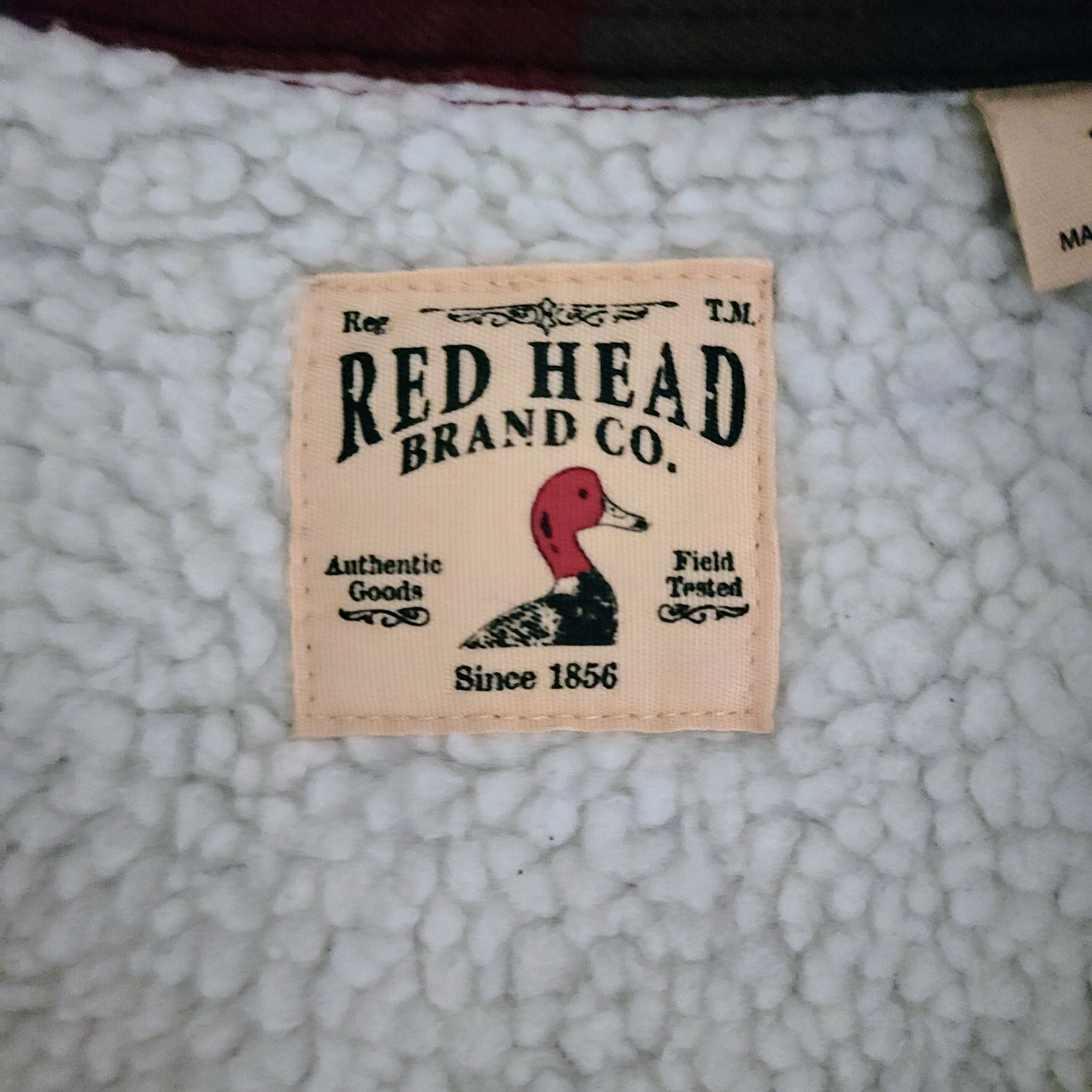 Redhead Red Head Brand Co. Warm Sherpa Lined Plaid Work Shirt Jacket Size US XXL / EU 58 / 5 - 8 Thumbnail