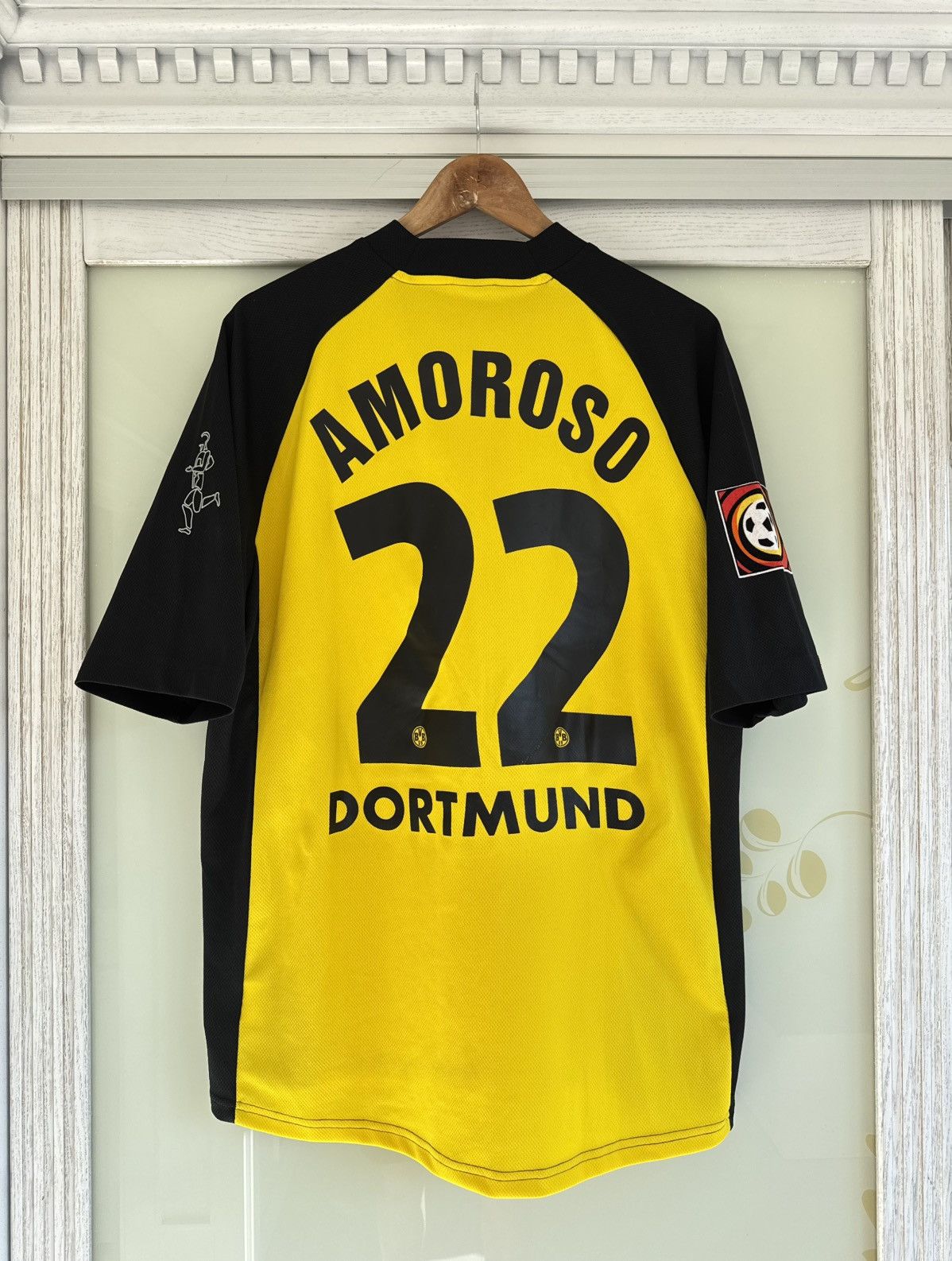 Vintage Amoroso #22 Borussia Dortmund 2001-2002 Home Soccer Jersey Size US XL / EU 56 / 4 - 1 Thumbnail
