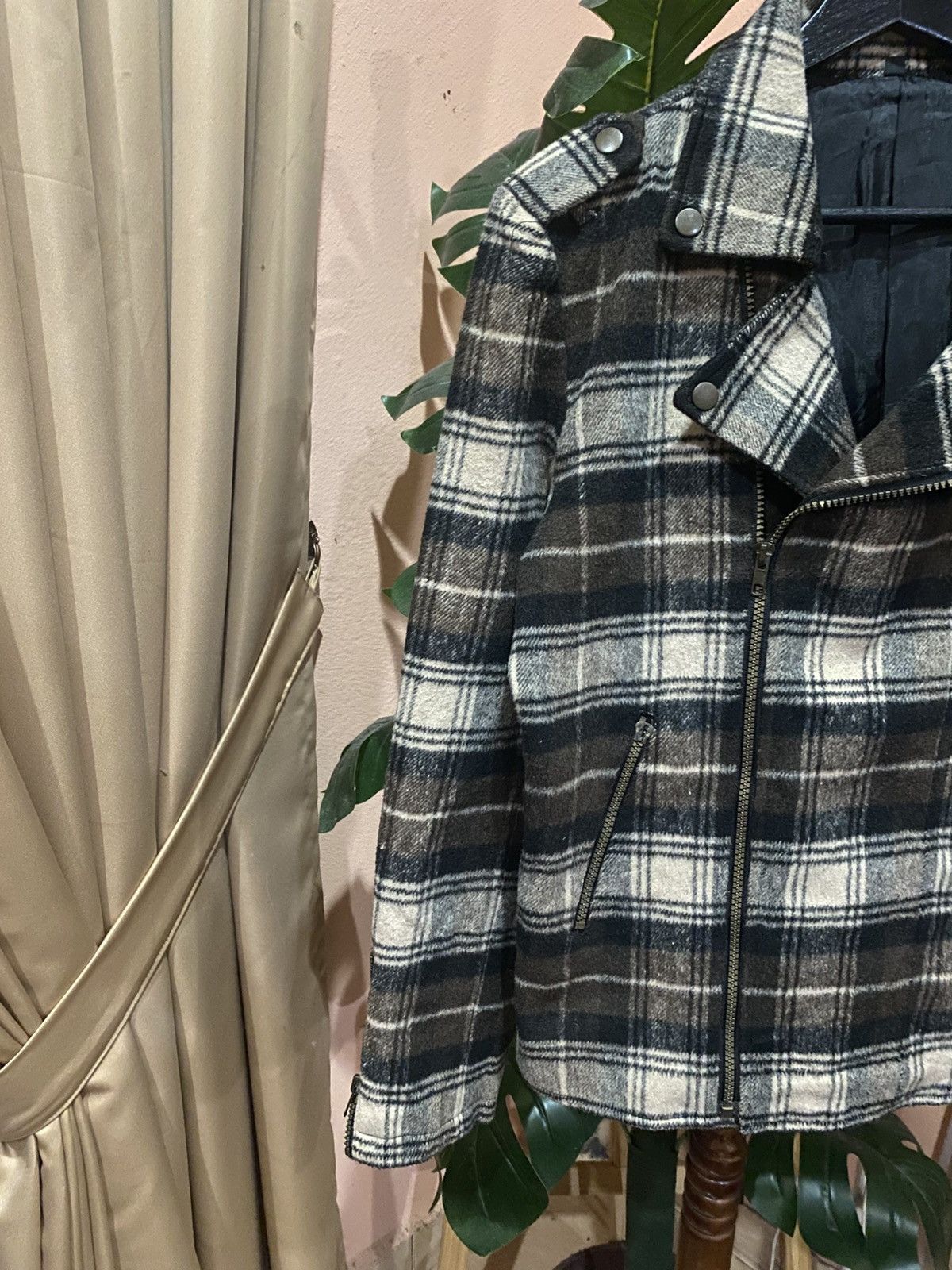 Vintage VINTAGE PLAID DOUBLE COLLAR JACKET Size US S / EU 44-46 / 1 - 5 Thumbnail