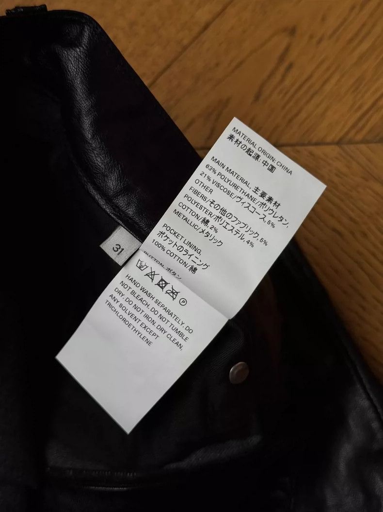 Our Legacy our legacy Imitation Leather Pants 2505-Nextarrow Size US 31 - 6 Thumbnail
