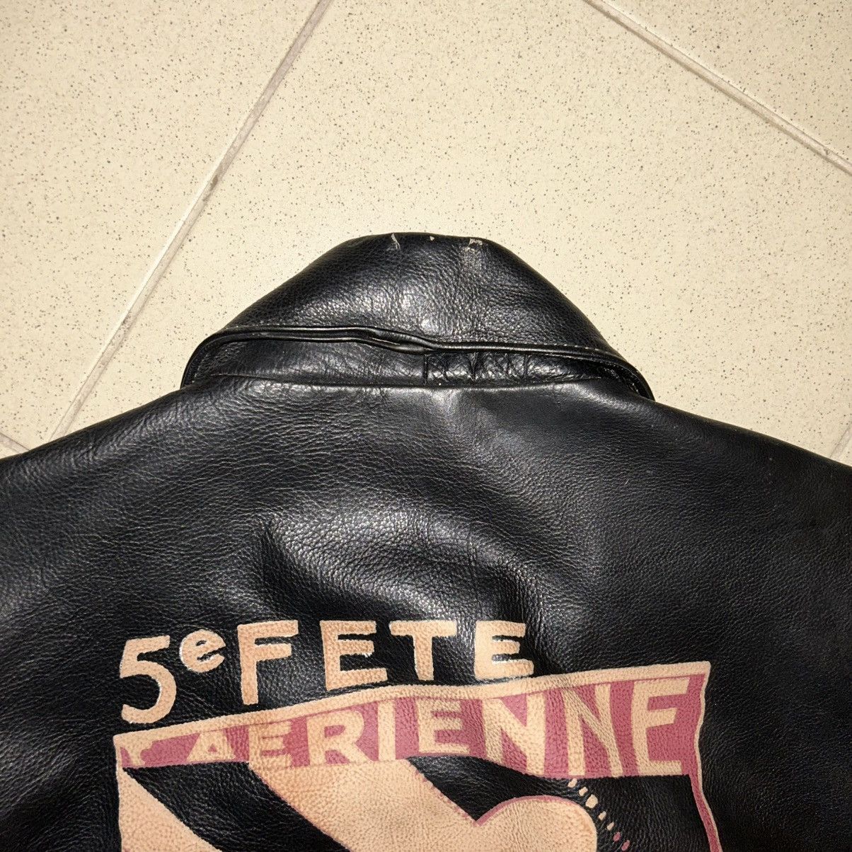 Avirex Vintage Leather Styled Aviation Retro Bomber Vincennes 1928 Size US L / EU 52-54 / 3 - 15 Thumbnail