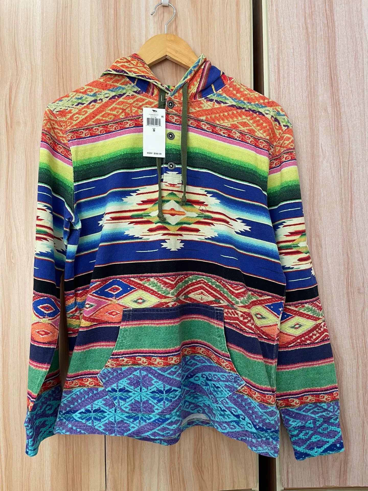 Polo Ralph Lauren Polo Ralph Lauren Men's Ethnic Hooded Jacket Size US S / EU 44-46 / 1 - 1 Thumbnail