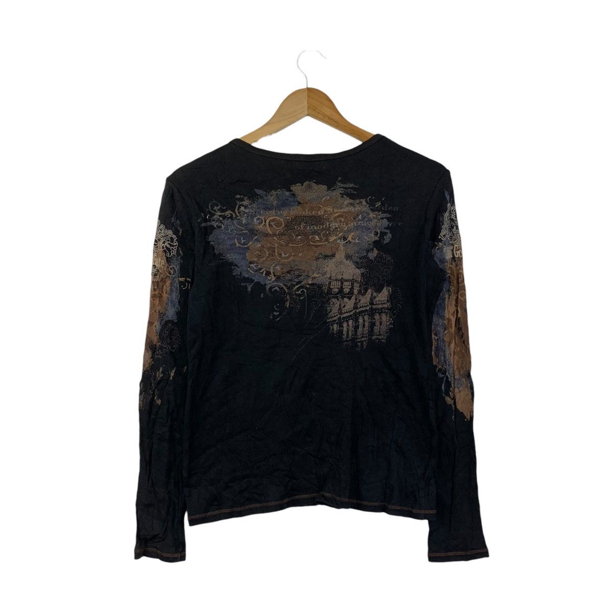 Vintage Vintage “To The Angel” All Over Graphic Long Sleeve Size US L / EU 52-54 / 3 - 4 Thumbnail