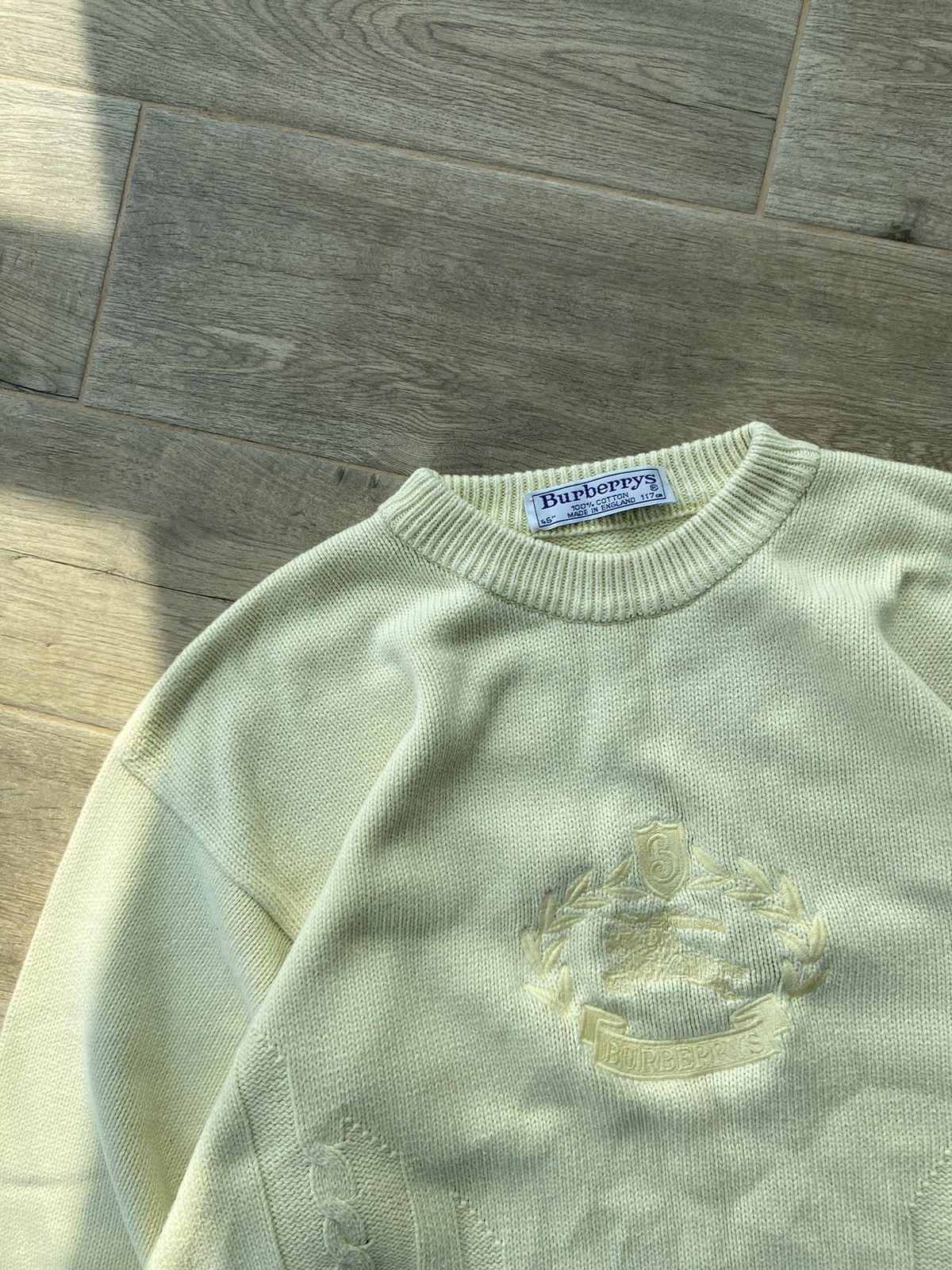 Burberry Burberry Big Logo Knit Sweater Size US L / EU 52-54 / 3 - 8 Thumbnail