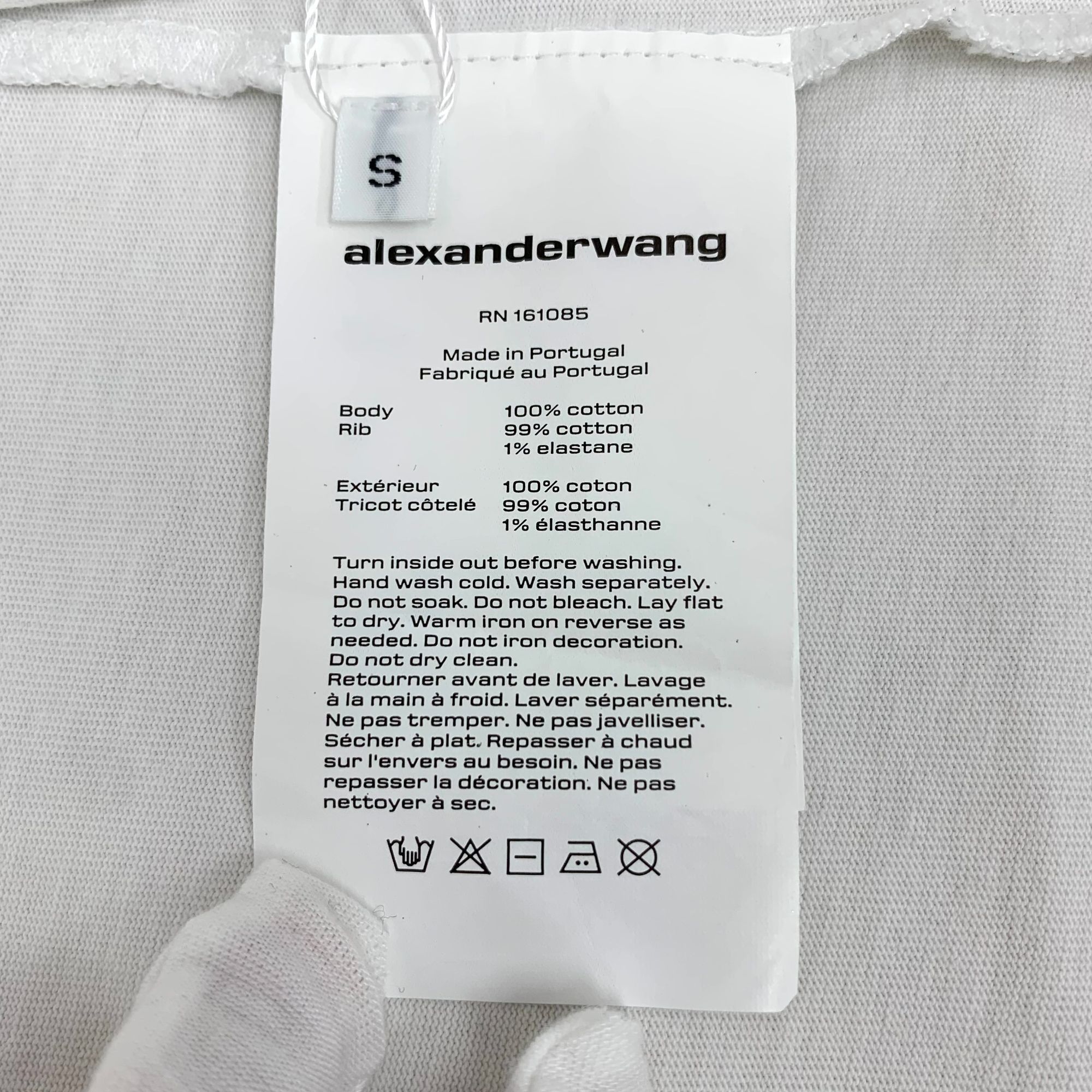 Alexander Wang Alexander Wang White Short-Sleeve Round-Neck T-Shirt With Pi Size S / US 4 / IT 40 - 4 Thumbnail