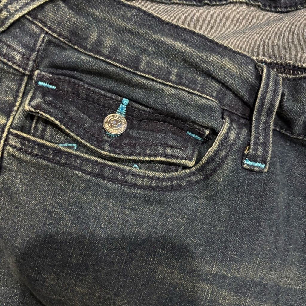 True Religion Women’s True Religion Mid Rise Super Skinny Jeans Size 40" / US 18 - 6 Thumbnail
