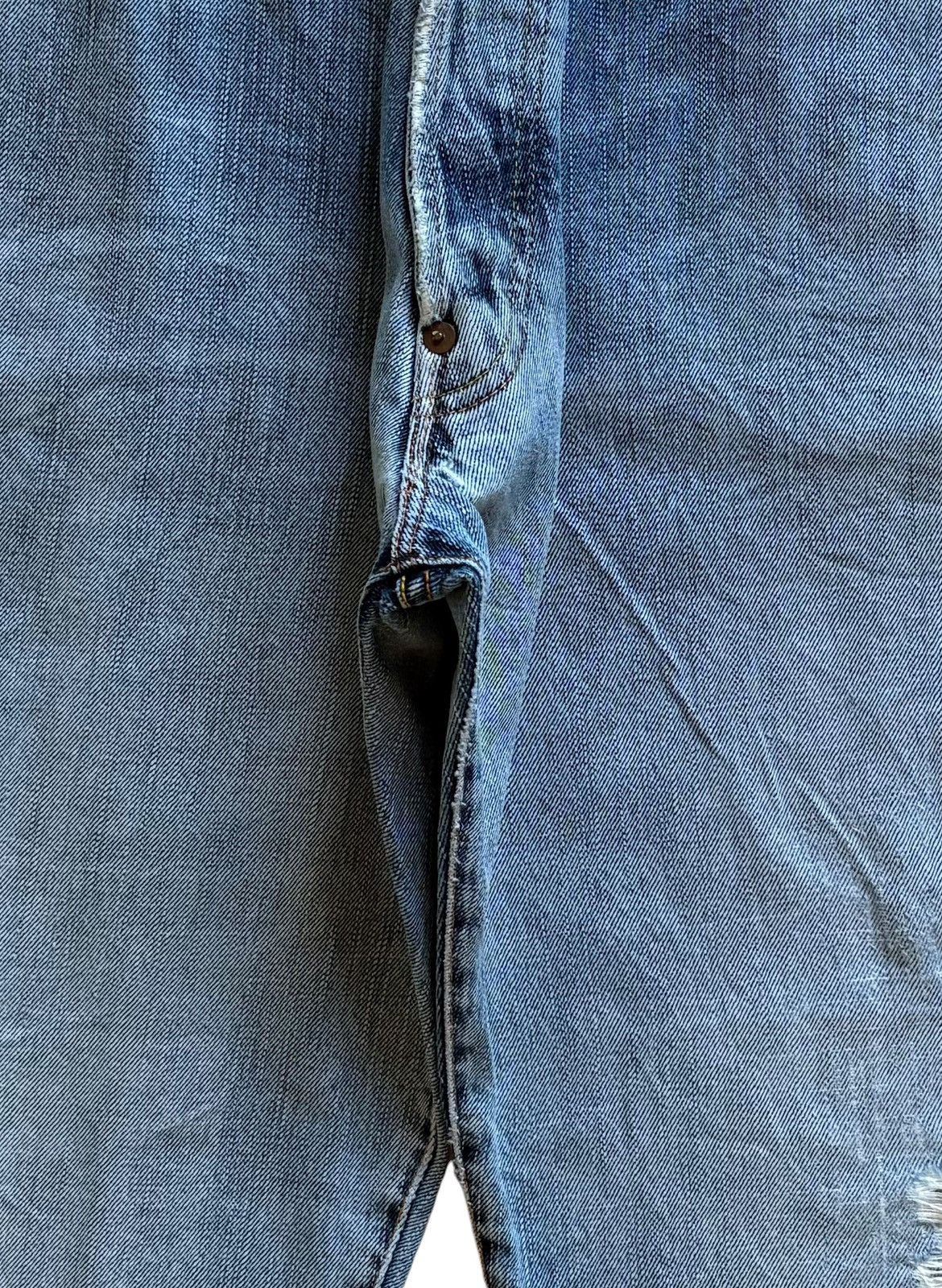 Evisu × Japanese Brand Vintage Japanese Evisu Seagulls Blue Wash Jean Shorts Size US 33 - 8 Thumbnail