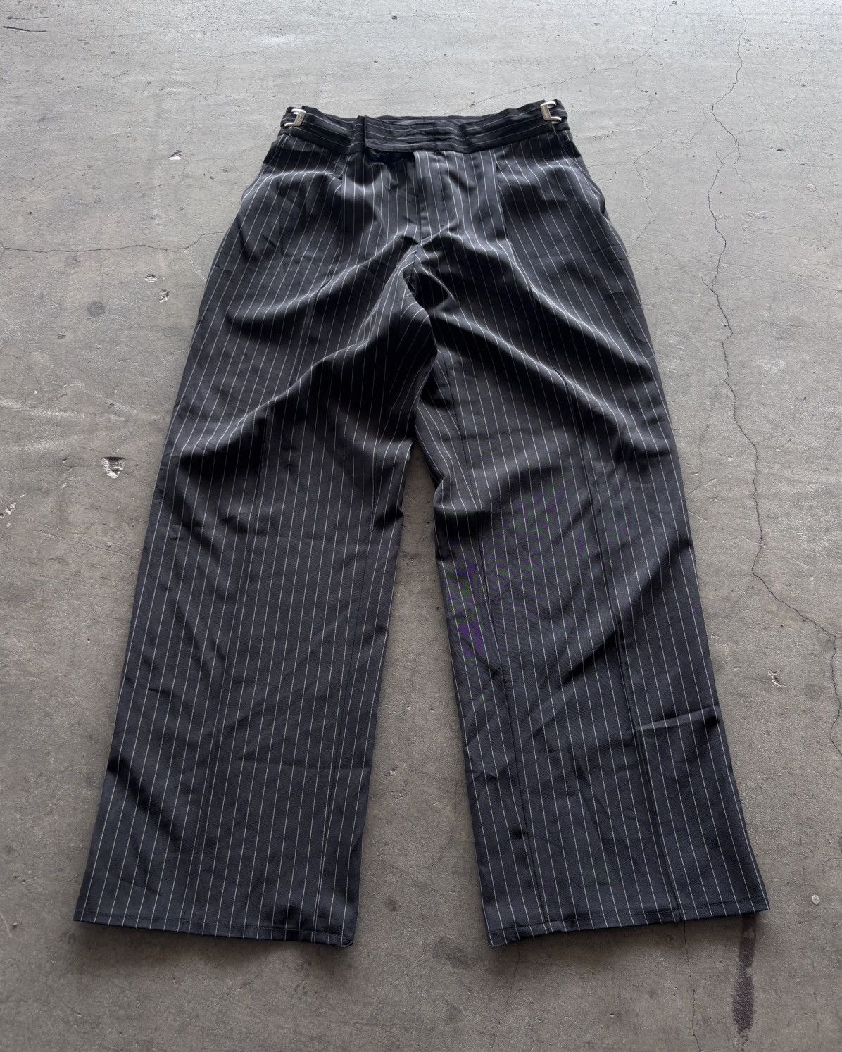 Japanese Brand Her Bits Stripes Wide Leg Pants Size US 33 - 5 Thumbnail