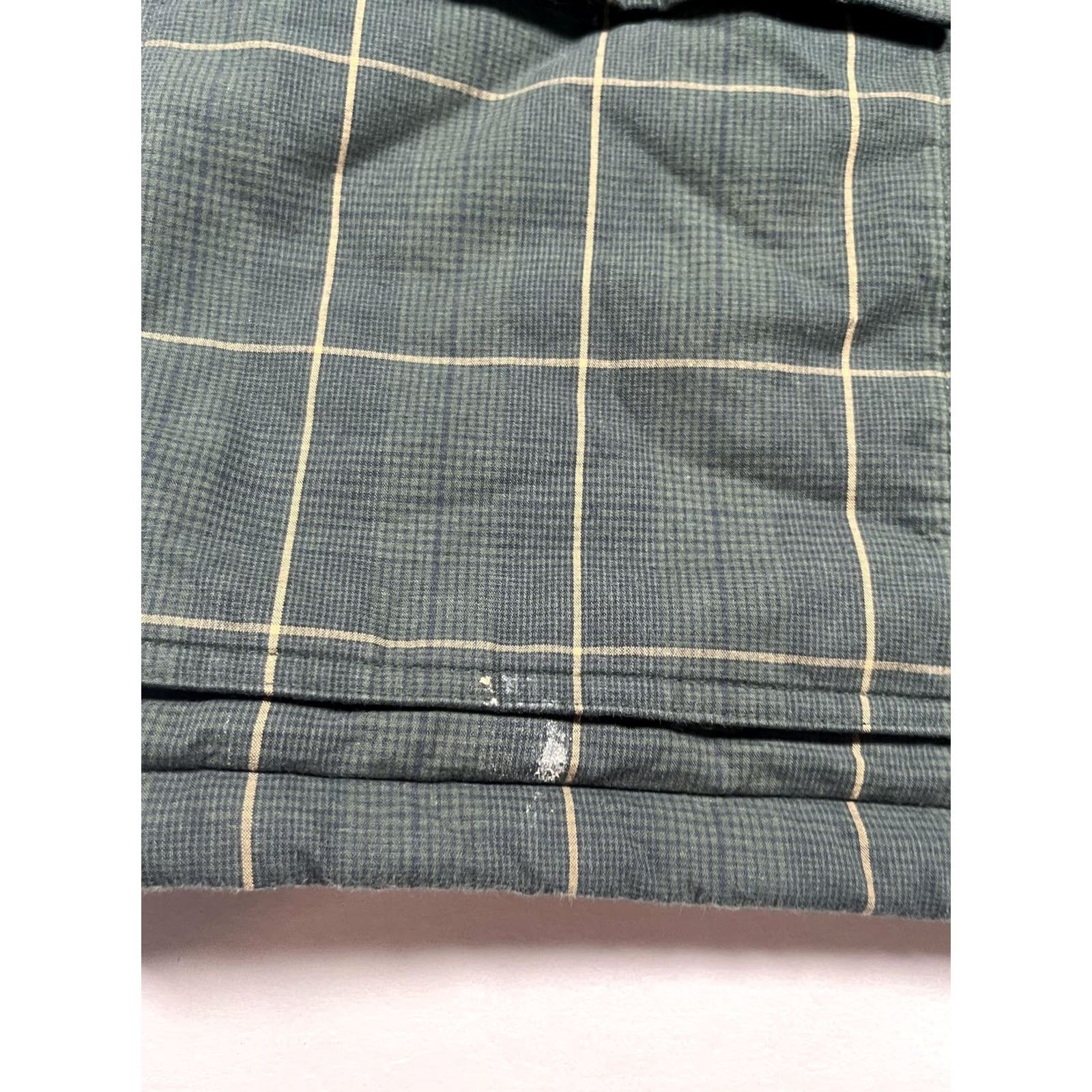 Izod VINTAGE IZOD Vest Mens XL Green Plaid Quilted Insulated Snap Pockets Lined Outdoor Size US XL / EU 56 / 4 - 6 Thumbnail