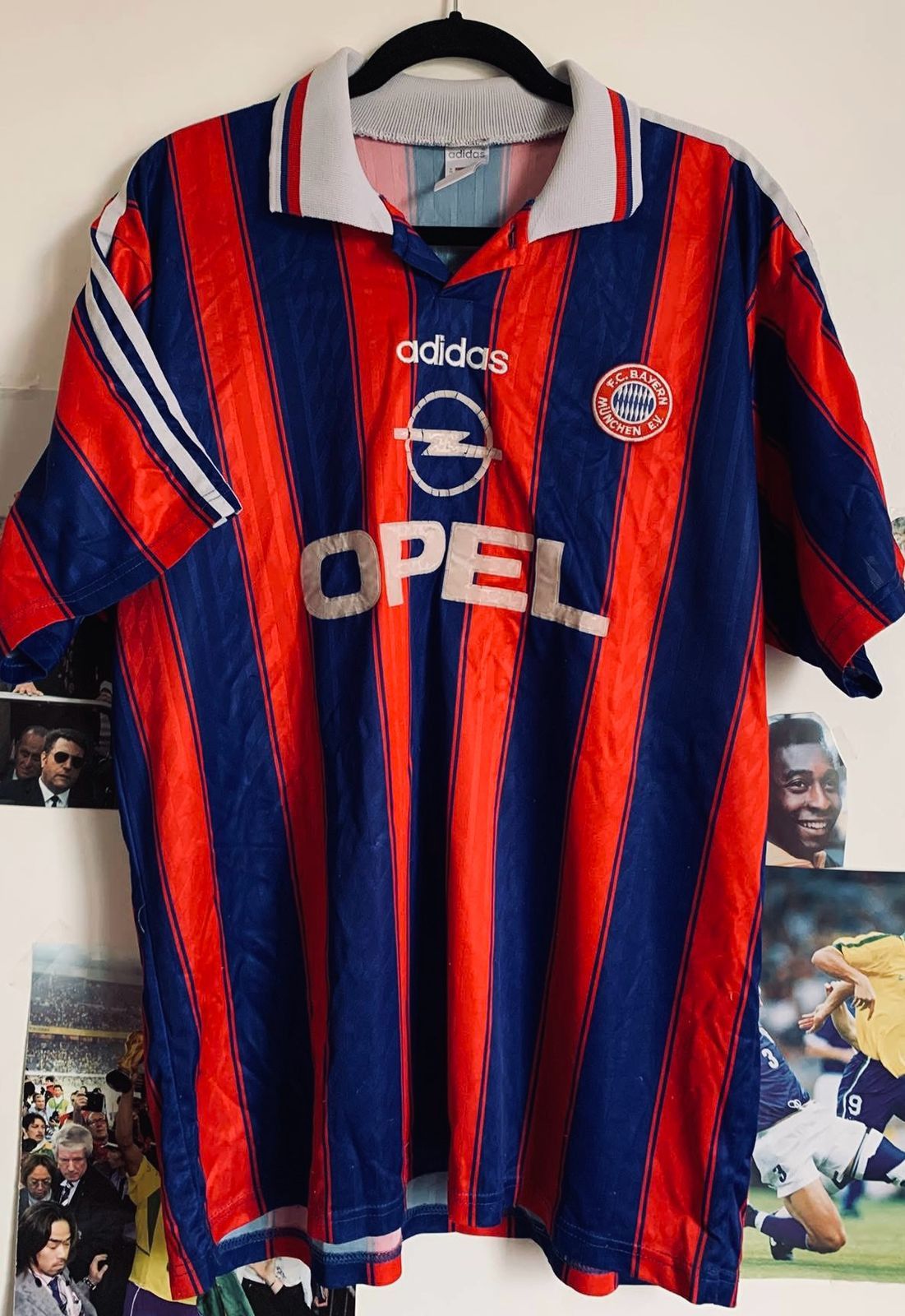 Adidas 1996/1997 Adidas Bayern Munich jersey Size US XL / EU 56 / 4 - 1 Thumbnail