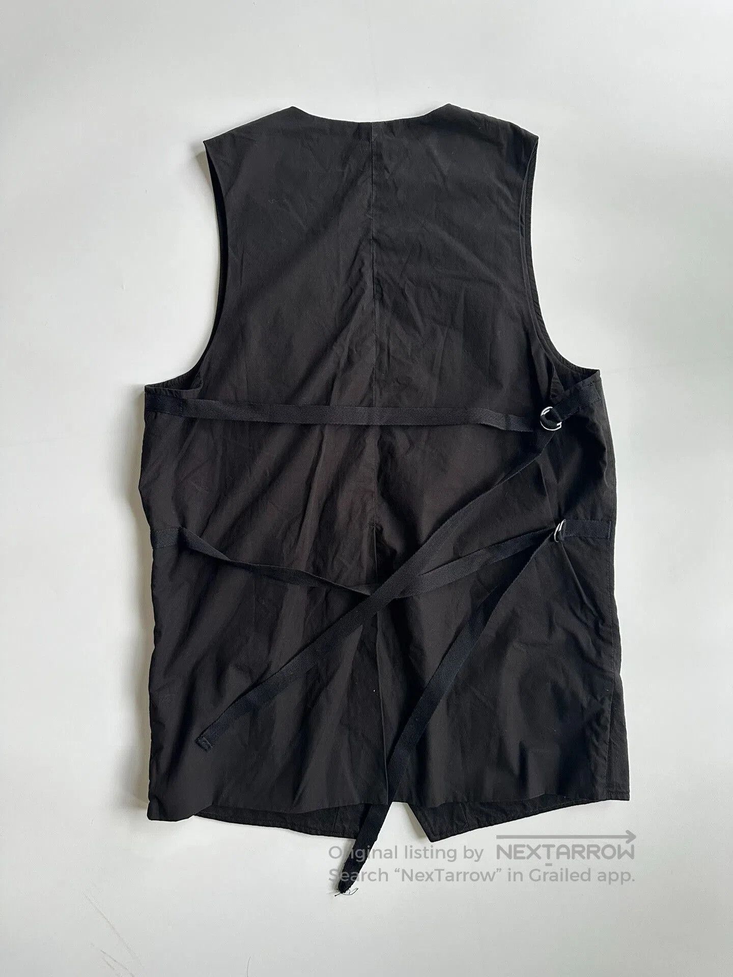 Ann Demeulemeester Ann Demeulemeester Black Vest 22SS. Size L / US 10 / IT 46 - 3 Thumbnail