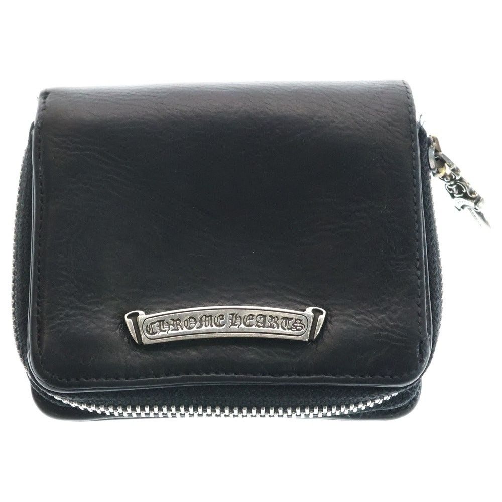 Chrome Hearts Chrome Hearts Square Zip Bill Wallet Black Size ONE SIZE - 1 Thumbnail
