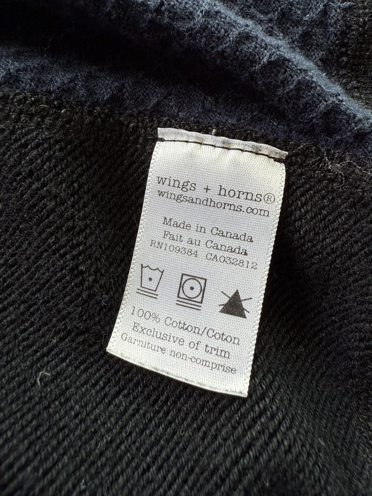 Wings + Horns Wings + Horns perfect midweight terry zip hoodie S Size US S / EU 44-46 / 1 - 9 Thumbnail