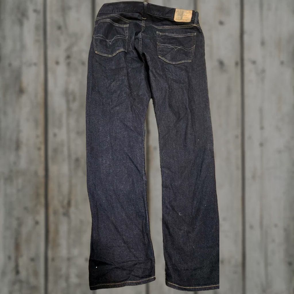 Polo Ralph Lauren VINTAGE Polo Ralph Lauren Jeans Mens 36x32 Blue Denim Straight Leg Dark Wash Size US M / EU 48-50 / 2 - 1 Thumbnail
