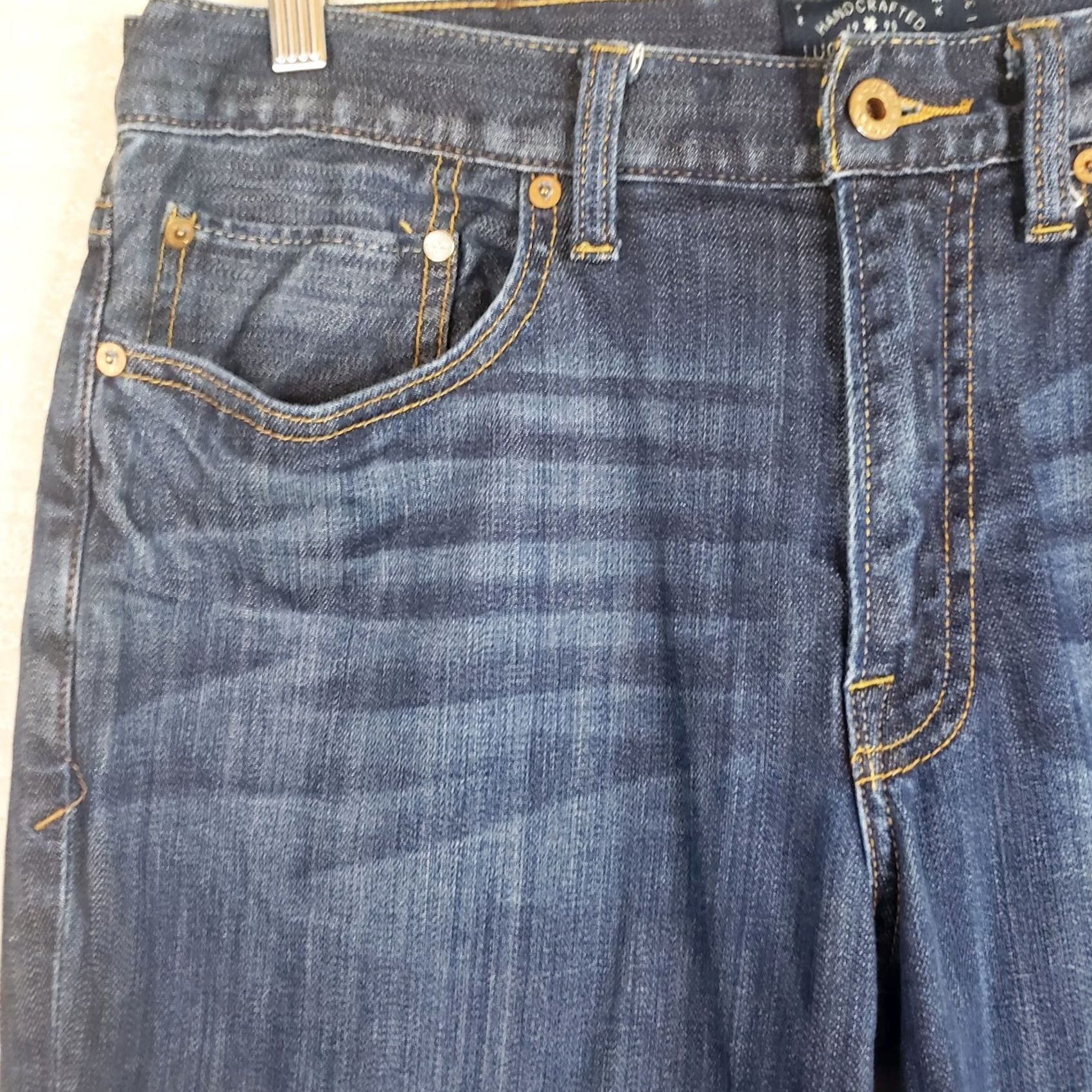 Lucky Brand Lucky Brand Jeans Slim Straight 32x32 Blue 121 Heritage Stretch Denim Men Size US 32 / EU 48 - 4 Thumbnail