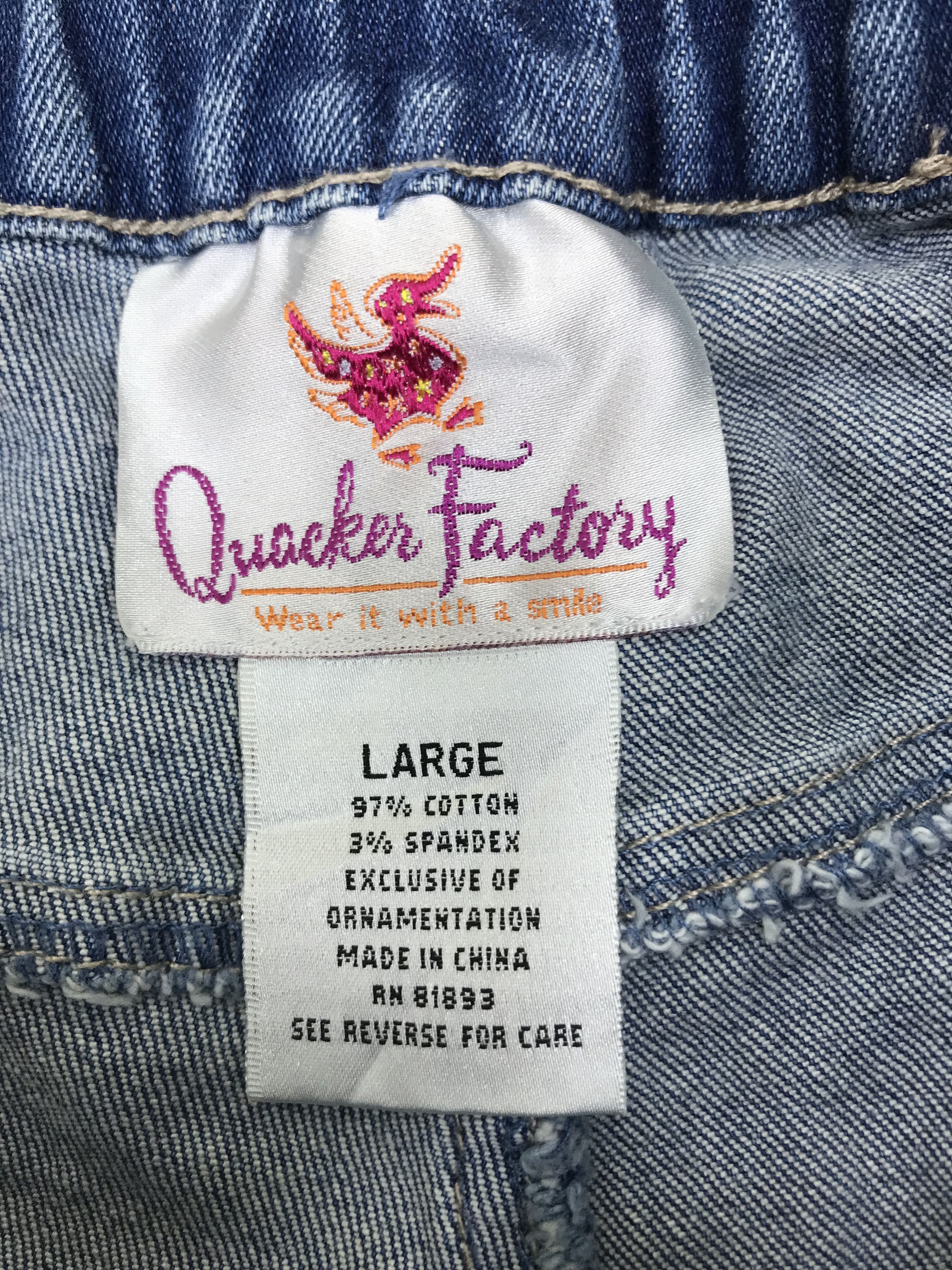 Quacker Factory Vintage Quacker Factory Embroidered Snow Man Jeans Size 33" - 16 Thumbnail