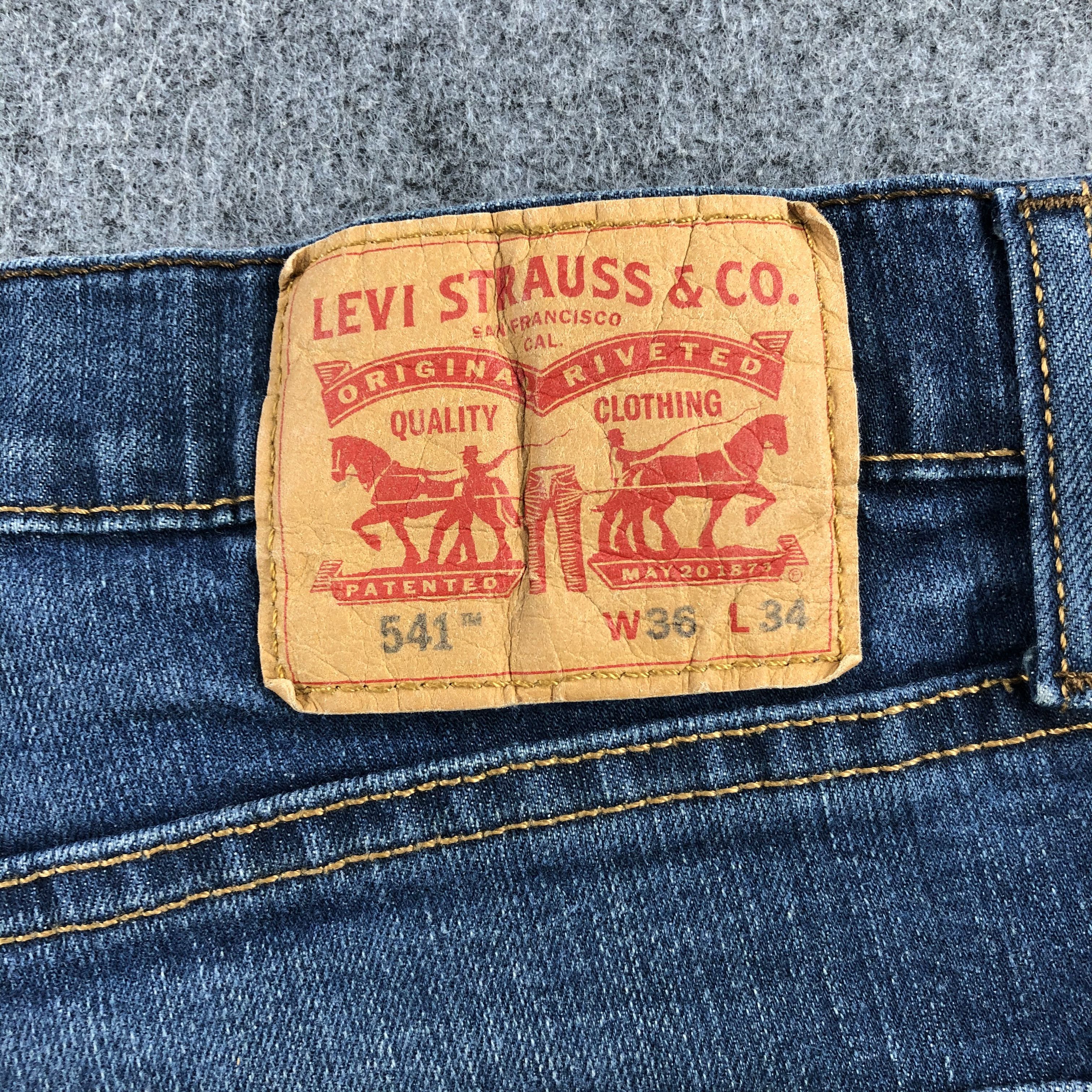 Levi's Vintage Blue Wash Levis 541 Jeans-J2104 Size US 36 / EU 52 - 5 Thumbnail