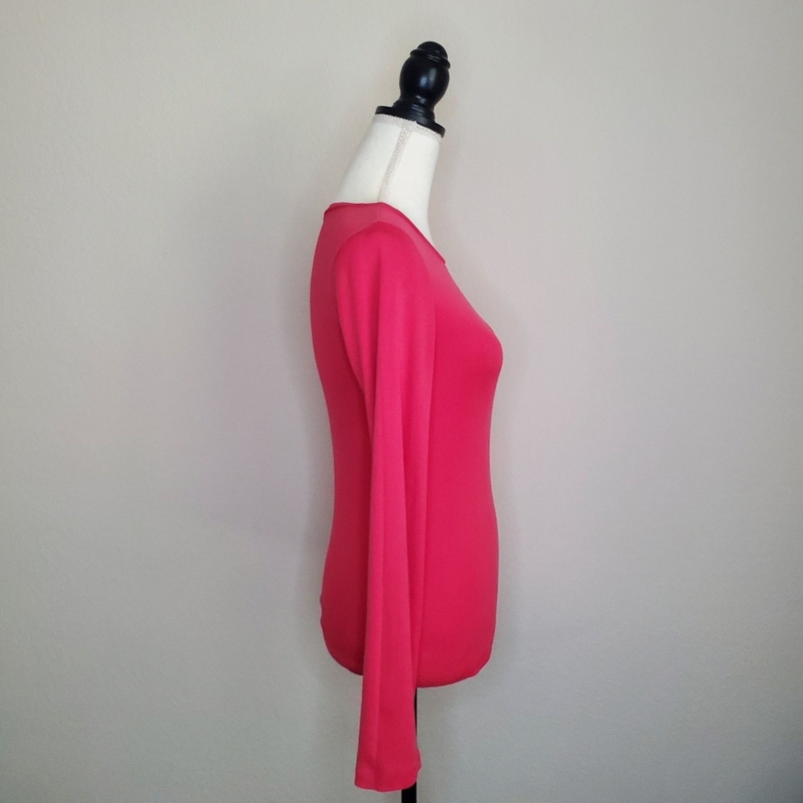 J.Crew J. Crew Pink Long Sleeve Top Medium Size M / US 6-8 / IT 42-44 - 3 Thumbnail