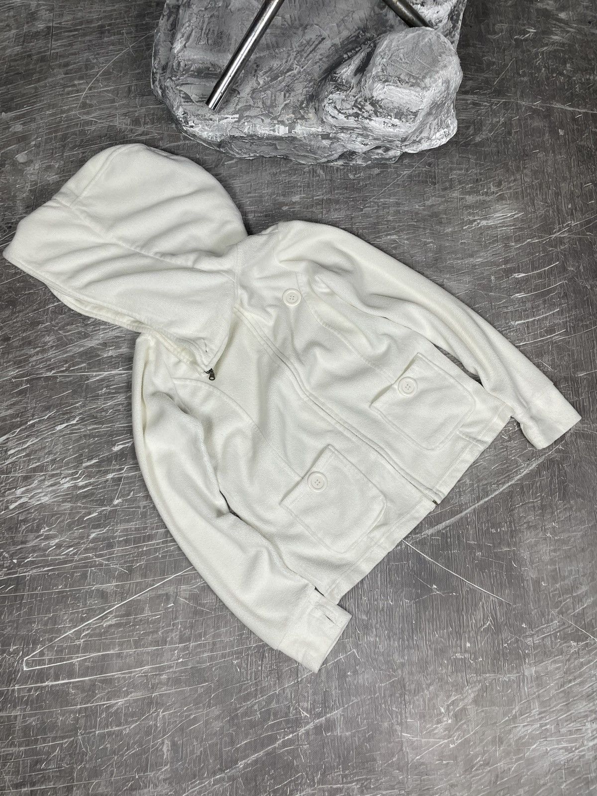 Japanese Brand Y2K Huuuge Hood Huge Buttons Hoodie LGB Japanese Style Size US M / EU 48-50 / 2 - 3 Thumbnail