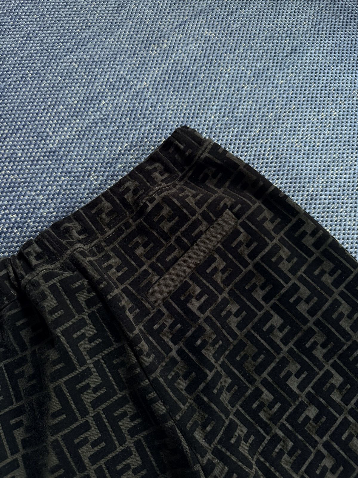 Fendi FW21 Black Monogram Zucca Pants Size US 31 - 8 Thumbnail