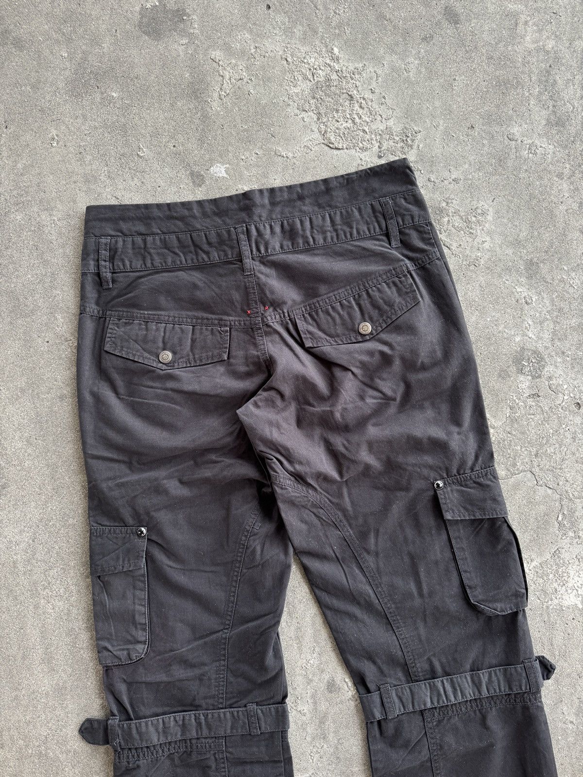 semanticdesign Semantic Design Bondage Flare Cargo Pants Size US 31 - 12 Thumbnail