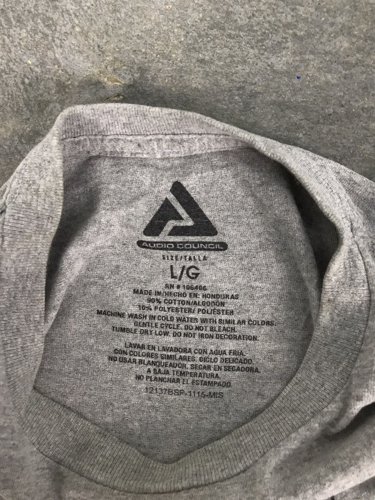 Japanese Brand Audio Council Graphic Skull Design Tee Size US L / EU 52-54 / 3 - 7 Thumbnail